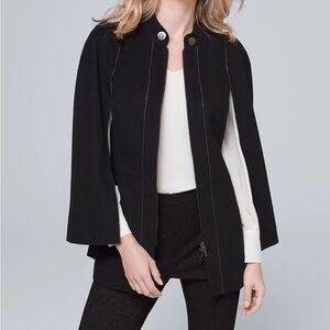 NWT WHBM Ball Chain-Trim Cape